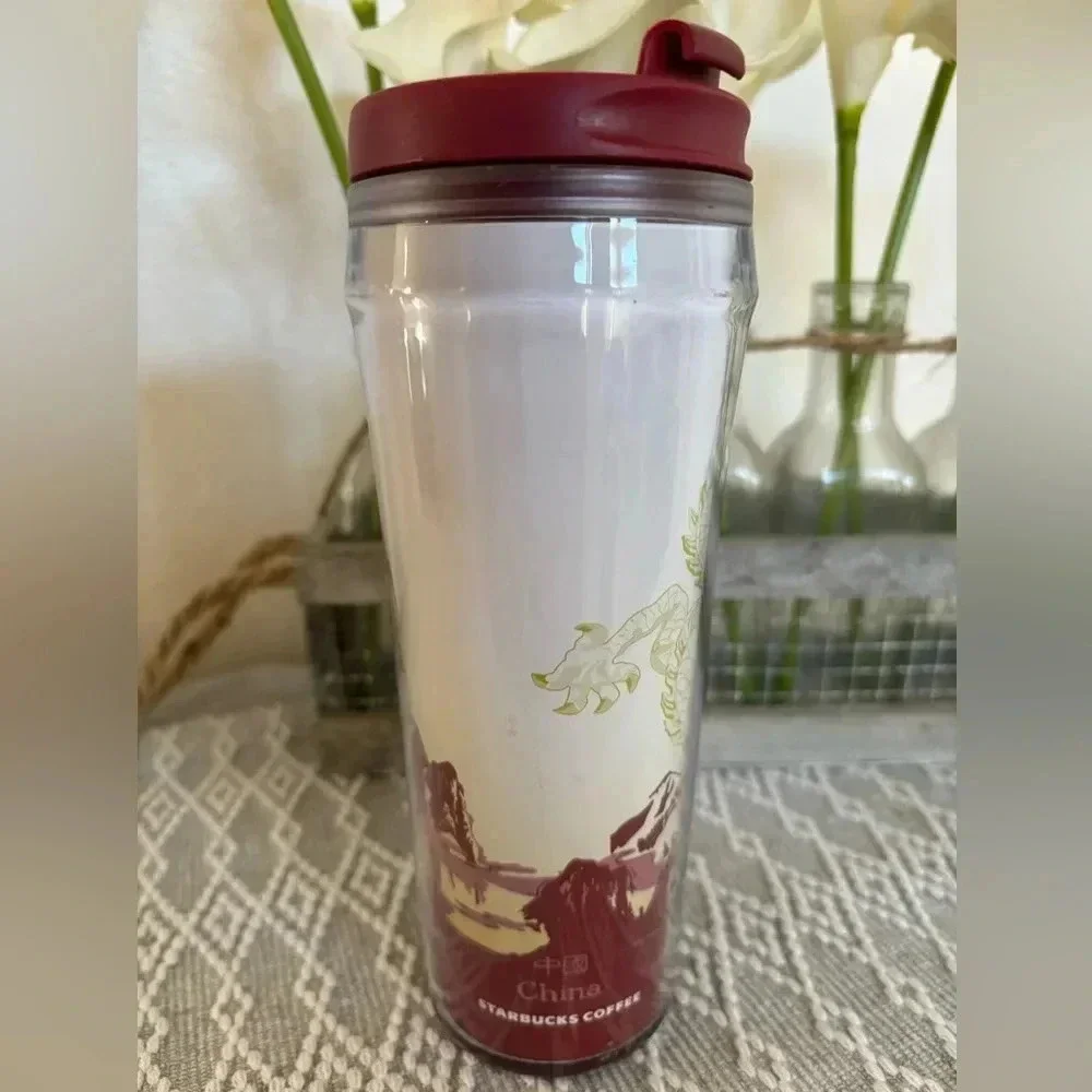Starbucks “China” Coffee Plastic Tumbler.‎ 12 fl oz. Double wall.